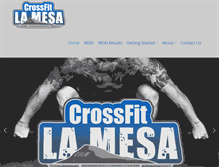 Tablet Screenshot of crossfitlamesa.com